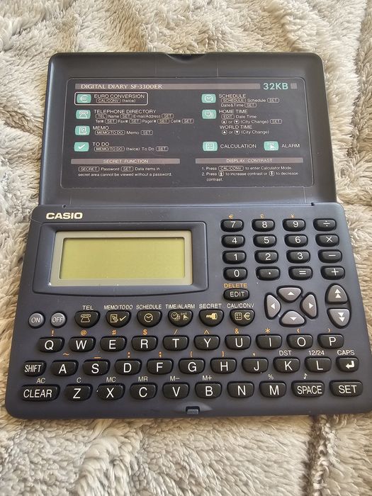 CASIO Digital Diary SF-3300ERbu-W 32kb