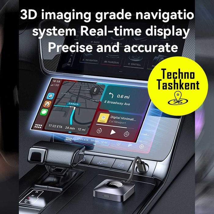 Беспроводной Carplay Yesido KM23, Wi-Fi, Bluetooth (Dostavka Bor)