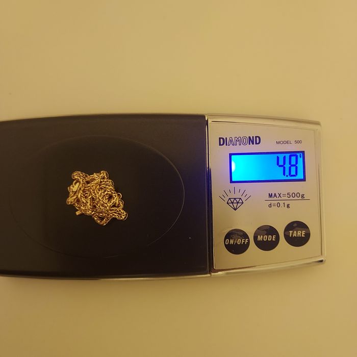 Lanț cu cruciulițe aur 18 k nou