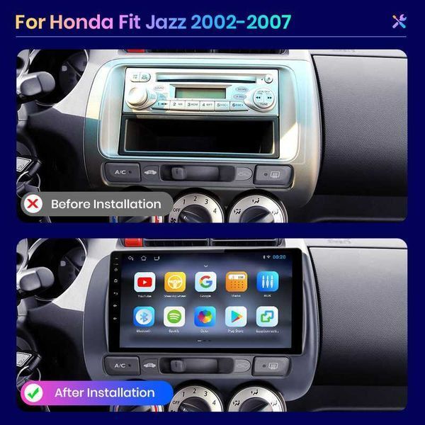 Honda Jazz 2002-2007 Мултимедия Навигация Android