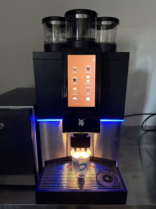 WMF 1300S aparat cafea dublu macinator,1 instant si lapte proaspat