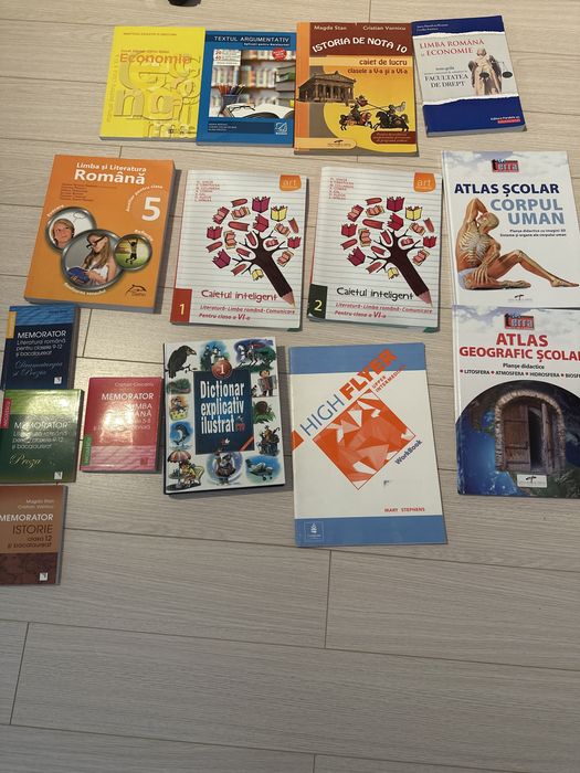 Carti scoala generala, liceu, admitere facultate