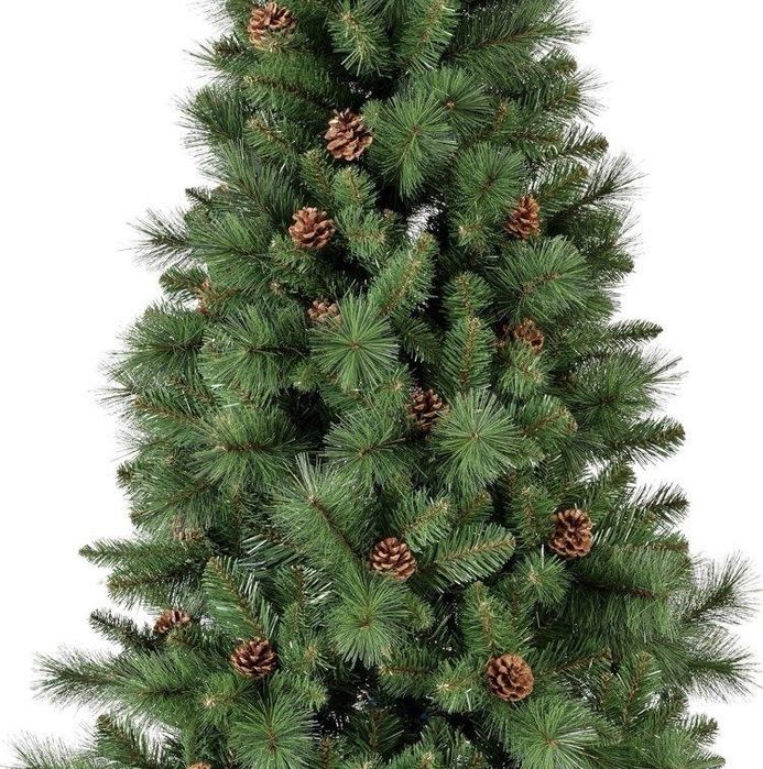 Коледни Елхи като Истински с Шишарки – 150 см, Ширина 78 см
