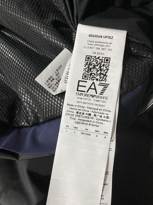 Geaca Ski Armani EA7 Italia Ski Team Marime L Nou