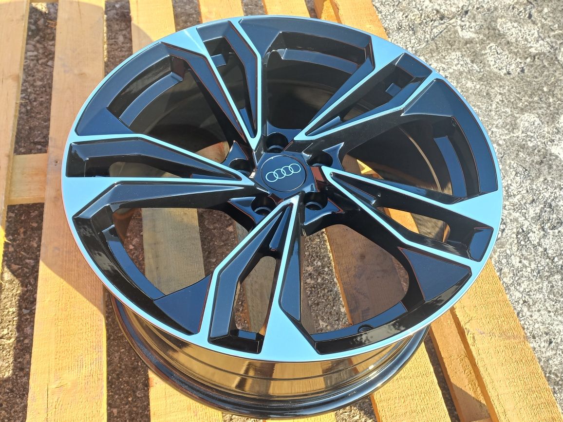 19 Audi RS25 8.5j et35 A4 A5 A6 A7 A8 Q3 Q5 Q7 Black Polish Чисто Нови