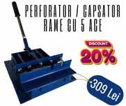Perforator rame 5 ace cu introducere de capse