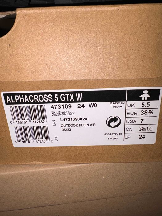 Salomon Alphacross 5 Gore-tex (GTX) - Номер 38 2/3