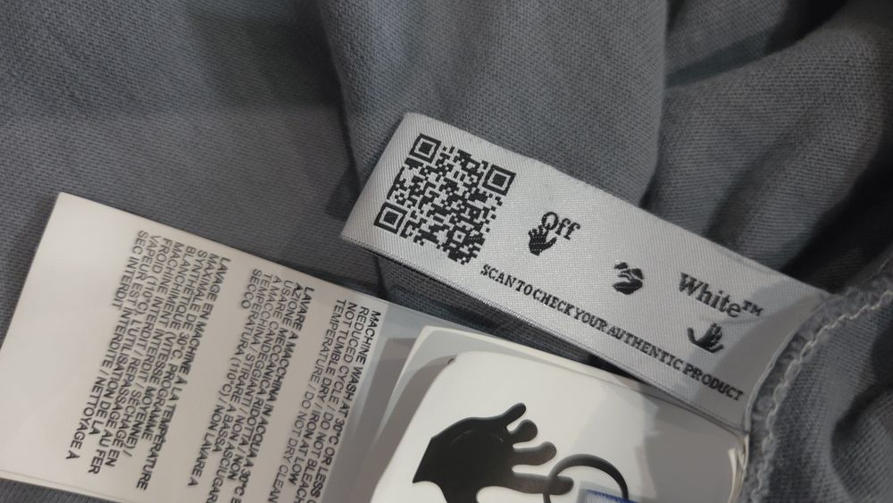 off white Оригинална Мъжка тениска  2ХЛ