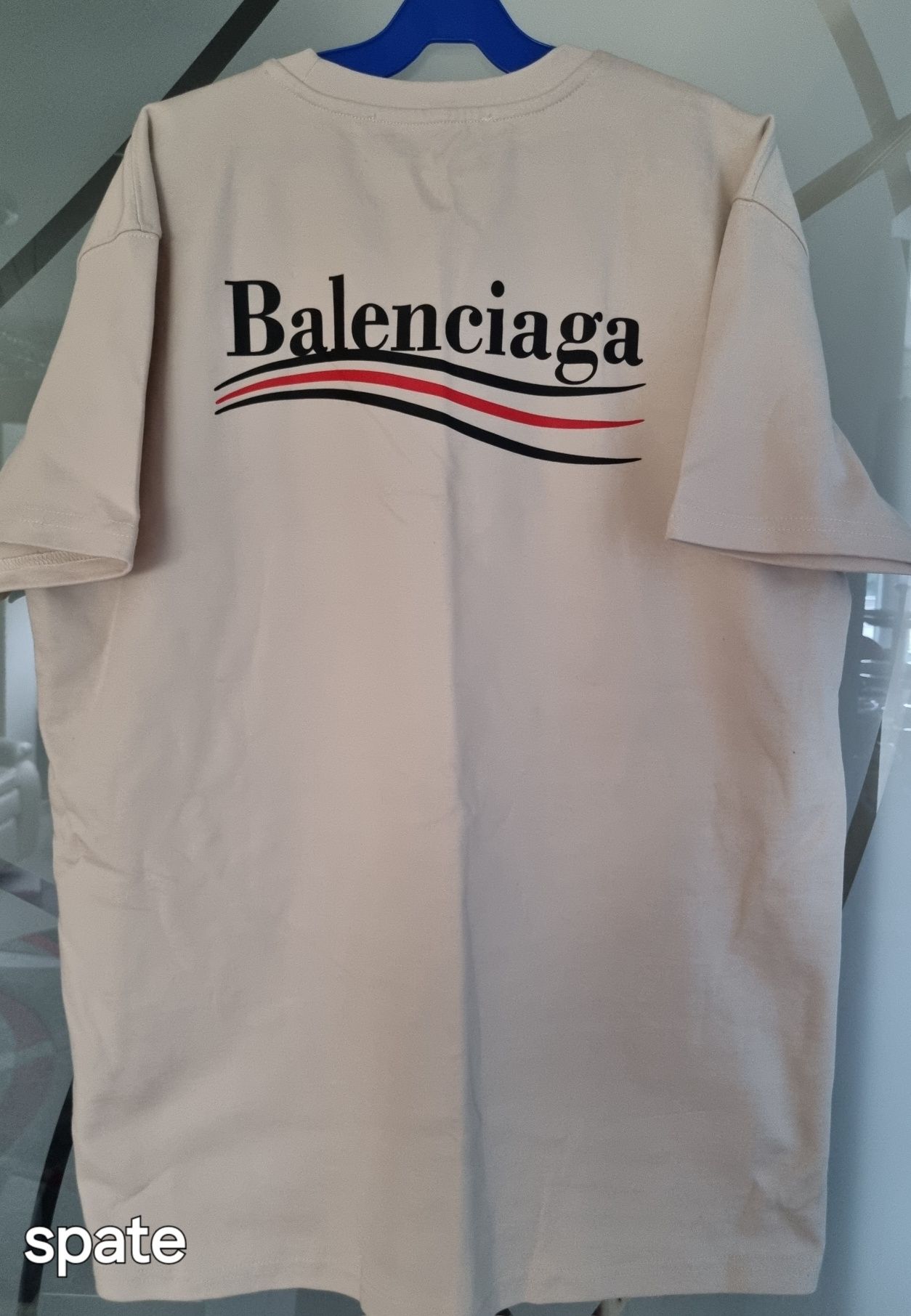 Set tricou+pantaloni, BALENCIAGA ,material bumbac ,marime xxl,calitate