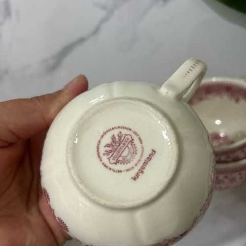 Чинии за предястие и чаши Villeroy and Boch, витринни, комплект 5+6