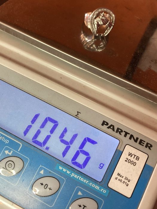 Inel ghiul aur alb cu diamante 0.65ct