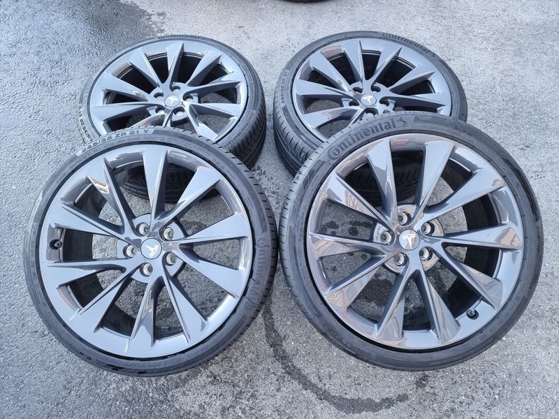 21цола 5x120 Tesla S,Тесла S 4бр Оригинални