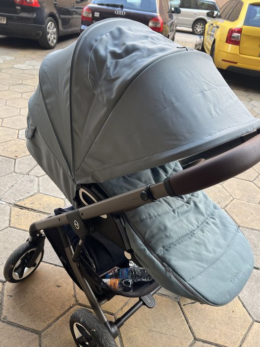 Бебешка количка cybex talos s lux нова перфектно състояние зимен чувал