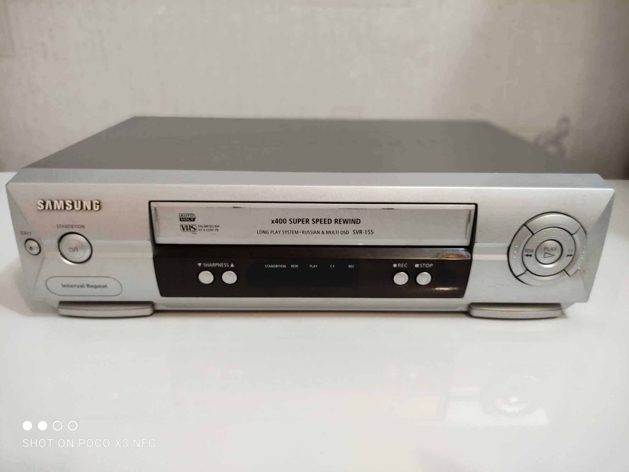 Видеоплеер (VHS кассет) в идеальном состоянии Samsung