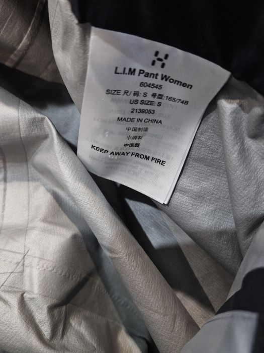 Haglofs Haglöfs L.I.M GORE-TEX Trousers Carbon Black Women