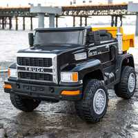 Basculanta electrica pt. 2 copii Kinderauto 4WD Truck 180W 12V Negru