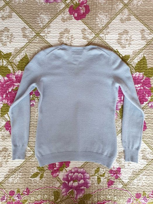 Pulover casmir albastru La Galeria