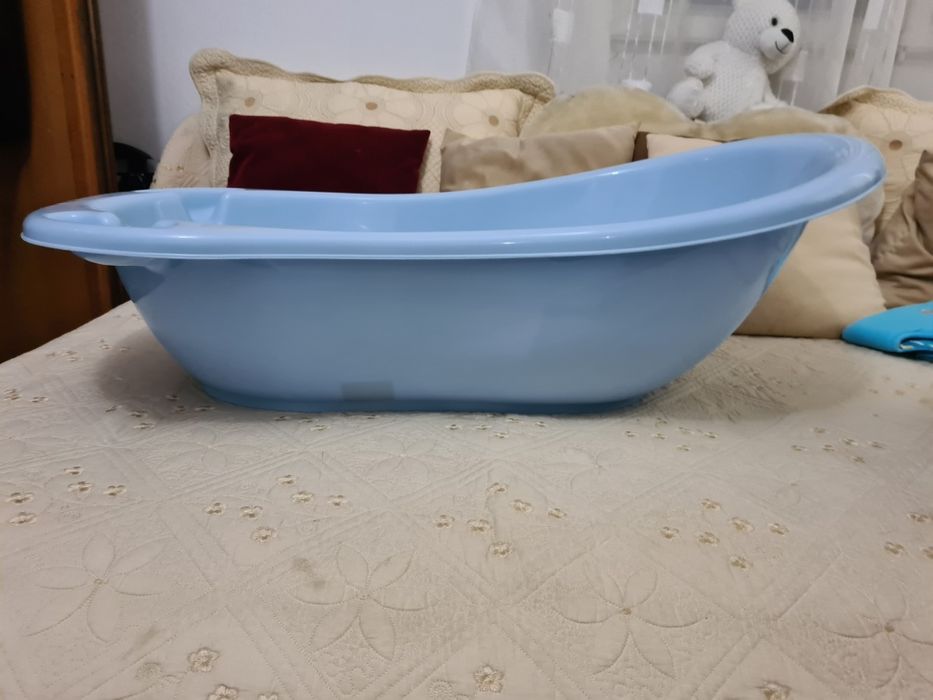 Cadita Tega Baby Forest 86cm - albastra senzor temperatura + reductor!