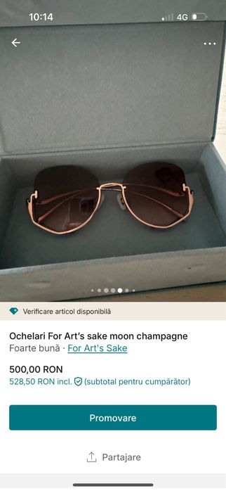 ochelari de soare For Art Sake
