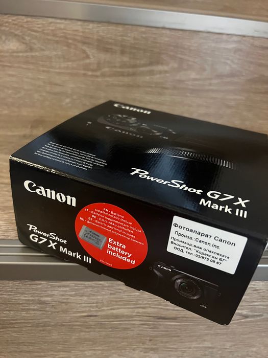 Canon g7x mark iii Battery kit *НОВ*