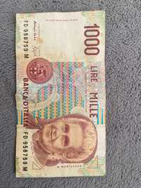 3 Bancnote de 1000 lire 1990