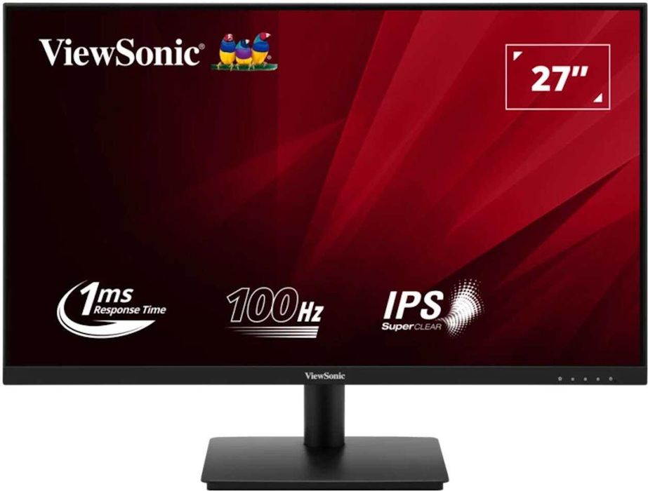 Монитор ViewSonic VA270-H 27″ Full HD IPS с HDMI и VGA, нов 24 м.г.