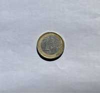 Рядка Италианска монета, на стойност 1 евро от 2002г.