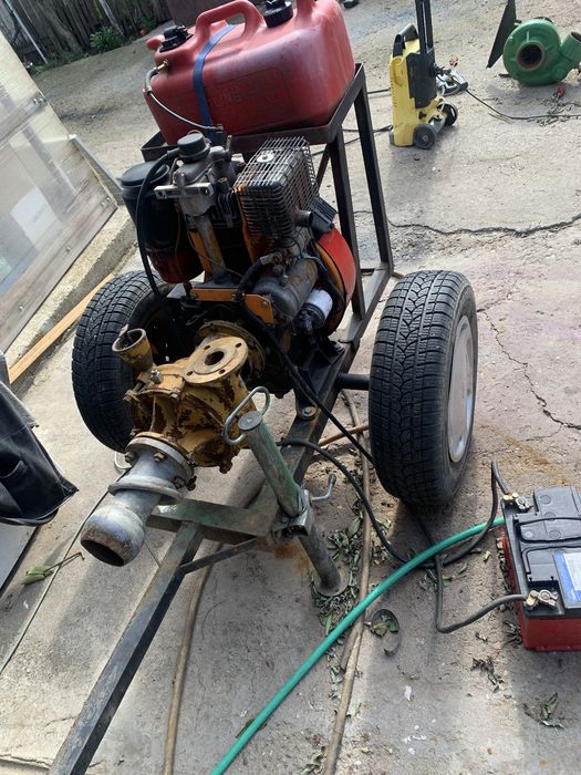 Vand motopompa Lombardini 4LD820