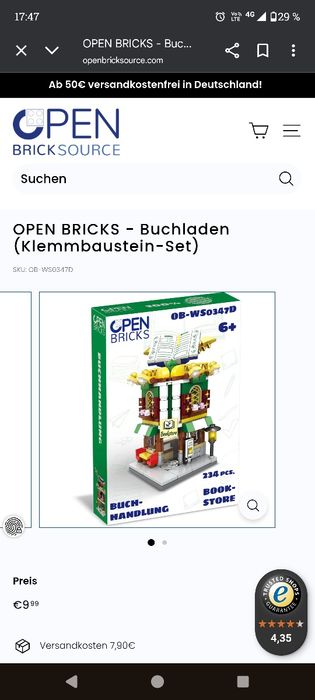 Set Open Bricks căsuța libraria