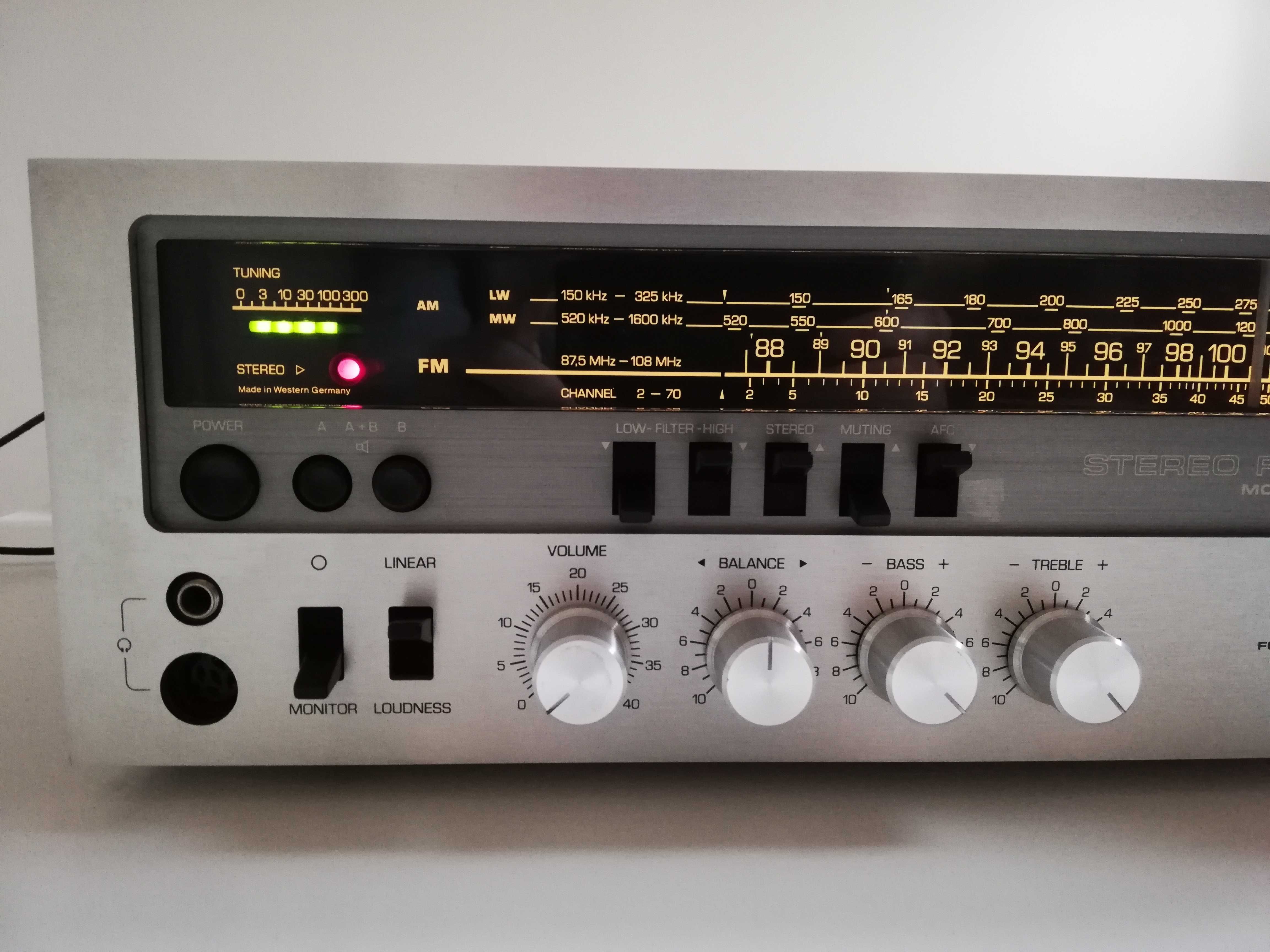 Amplificator/Tuner TELEFUNKEN TR 300 HiFi - RAR/Vintage/RFG/Impecabil