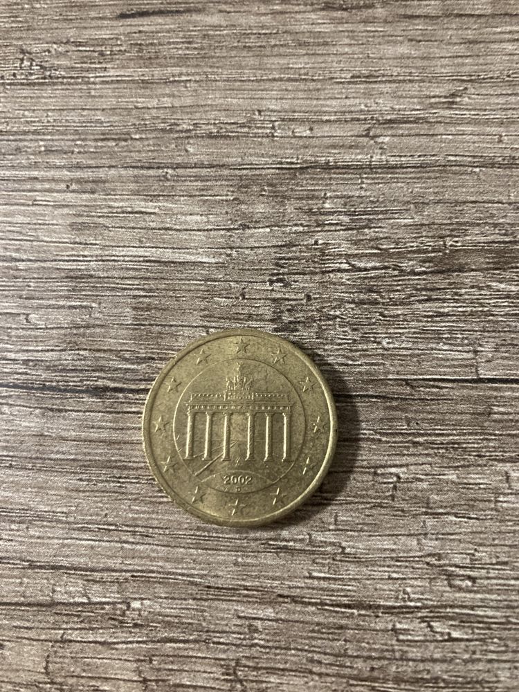 Moneda 50 euro centi 2002
