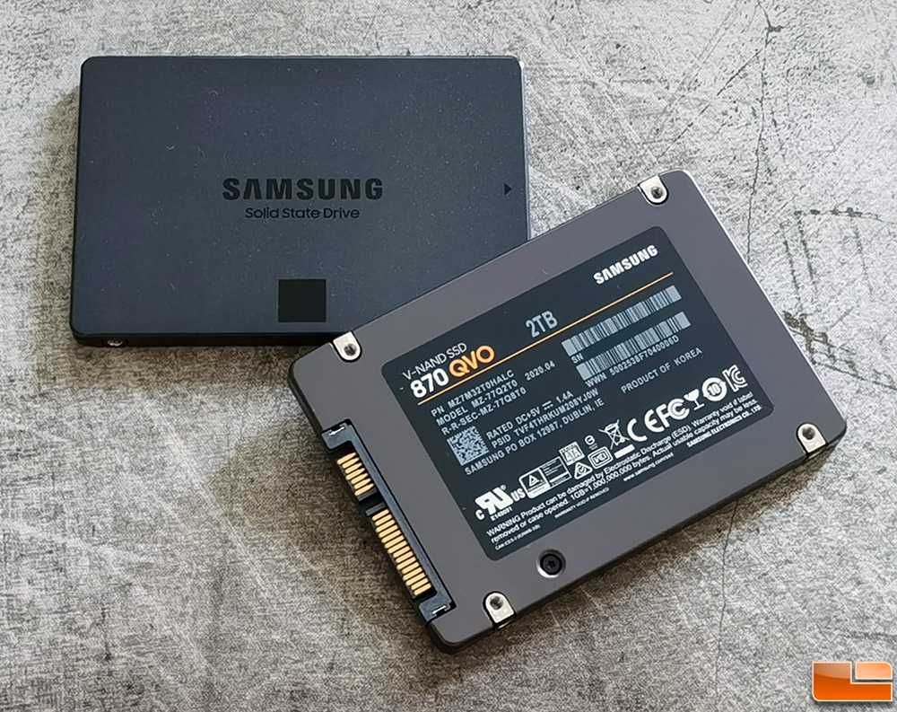 Samsung 870 QVO 2TB SSD 2.5" x2