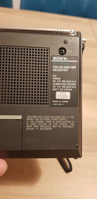 Radio Sony icf 7600D Made in Japan
