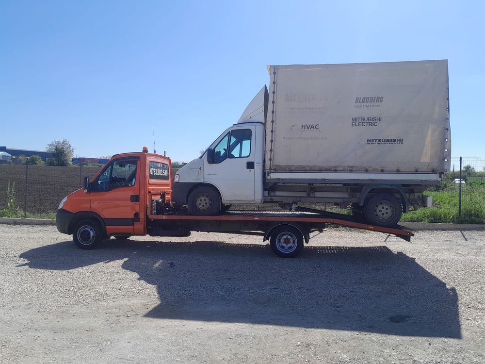 Tractari auto moto dube utilaje Platforma A0 A1 A2 A3 adistenta rutier