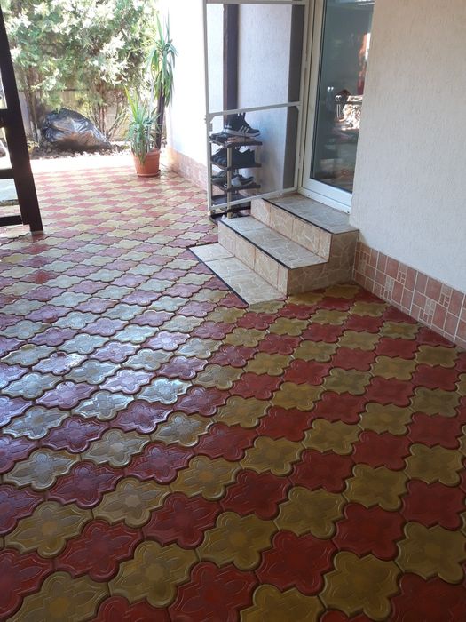 Pavele pentru casa si gradina model dublu T montaj pavaje transport