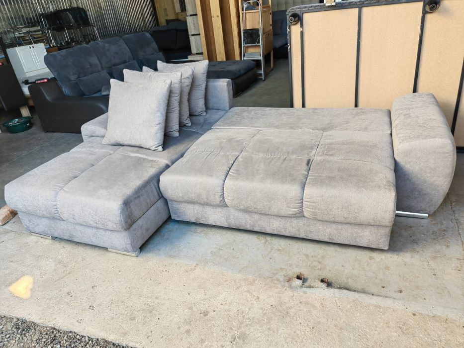 Colțar  extensibil gri