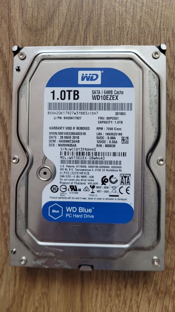 Hard Disk 1 TB - Western Digital