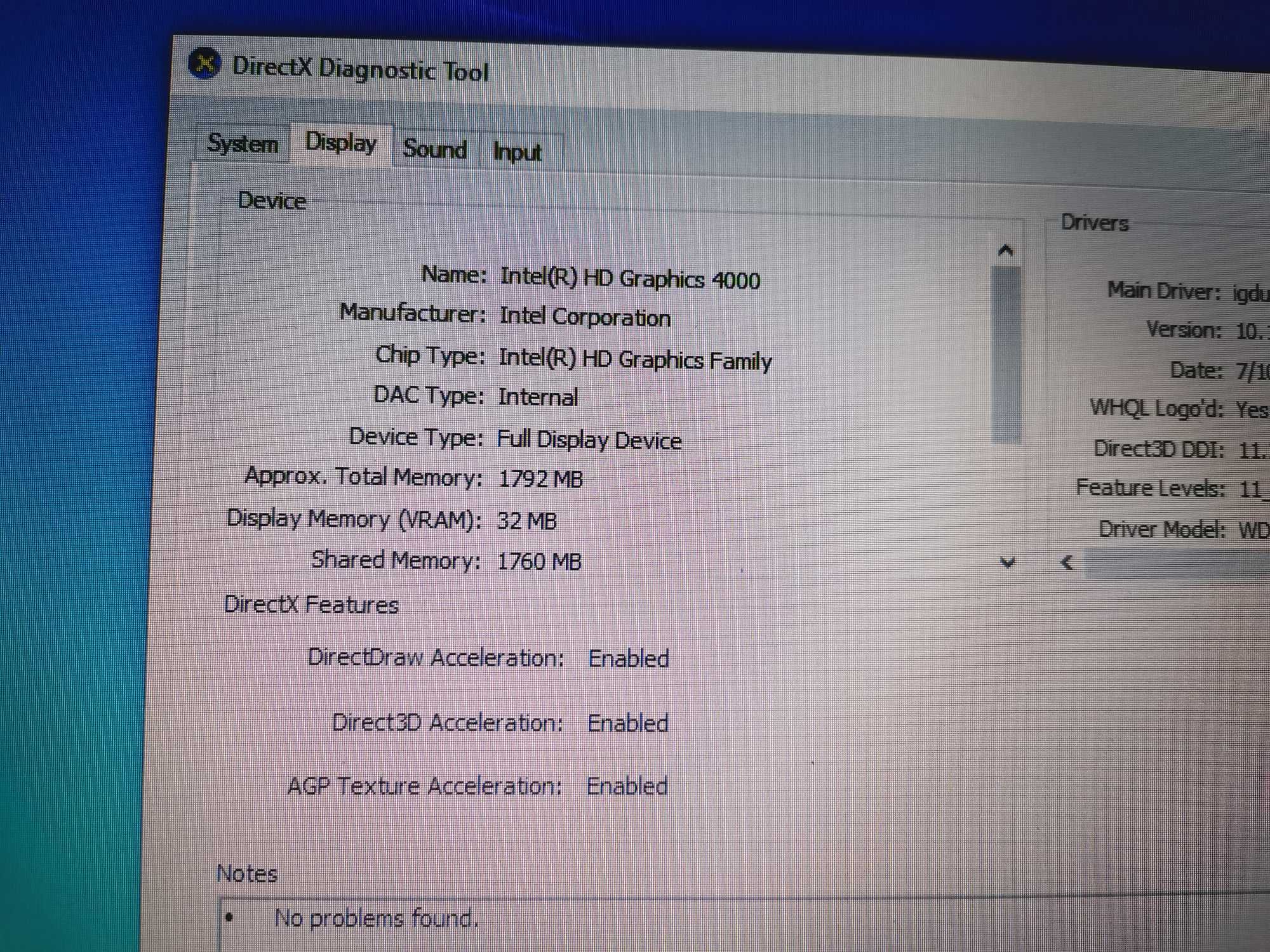 Notebook HP 2000 Intel Core i3-3110M
