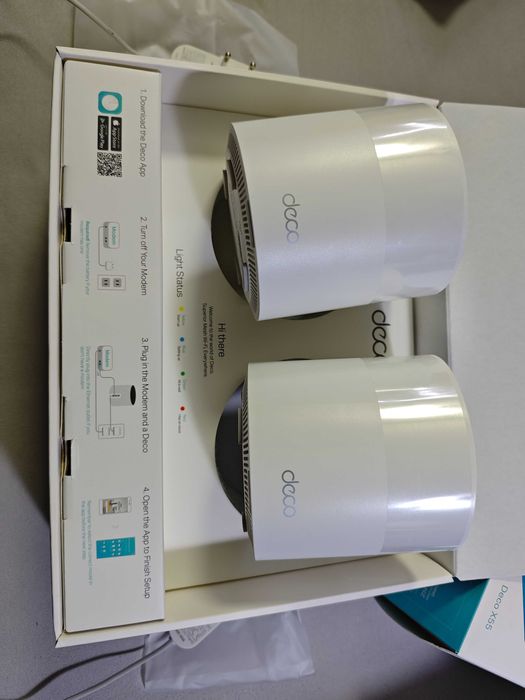 Рутер TP-Link Deco X55 AX3000 - Deco X55(2-pack) като нови