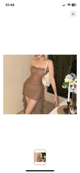 Платье вечернее - надето один раз!