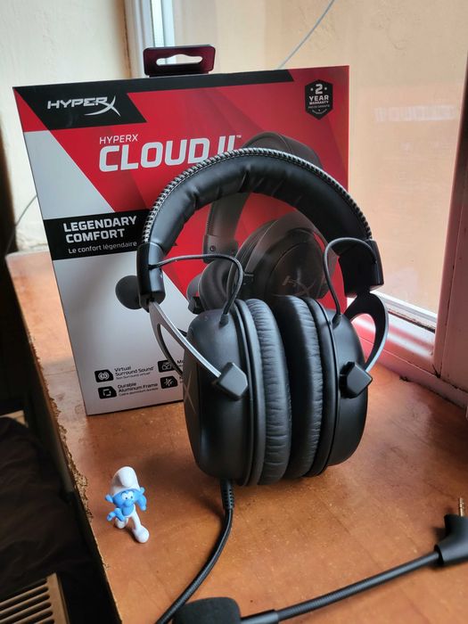 Casti Gaming HyperX Cloud 2  la cutie - 7.1 Surround - Impecabile