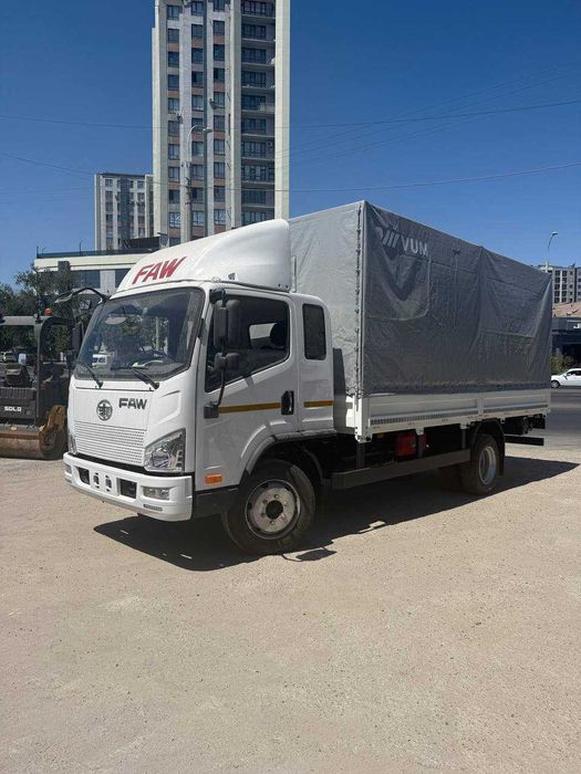 Сотувда мавжуд! Бортовой с тентом  FAW Tiger V (24,6 м³)