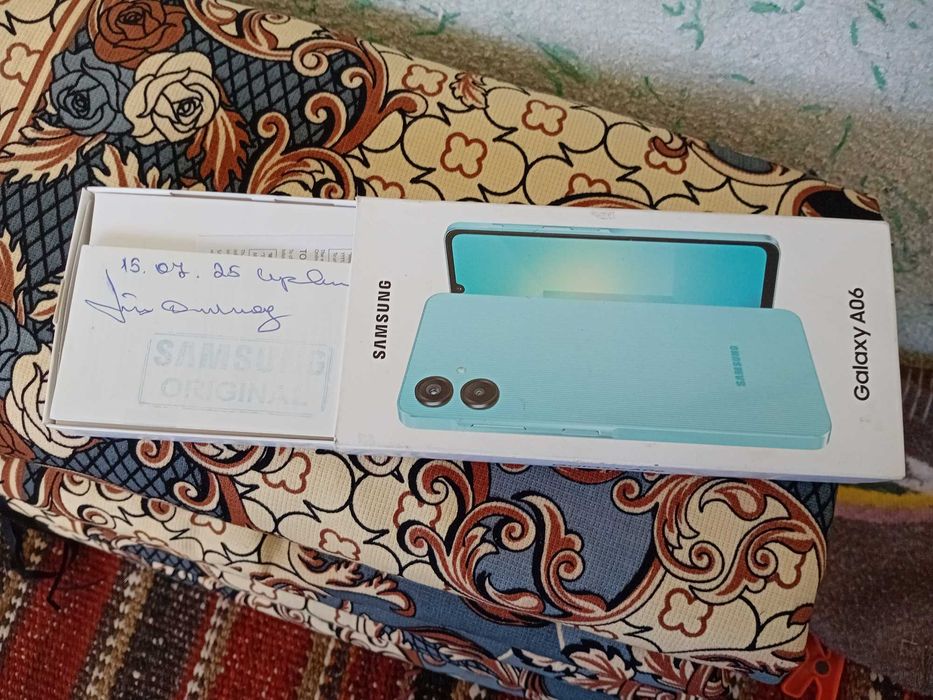 Sangsung a06 128 talik 
Xolati yangi abmen iphone redmi ...