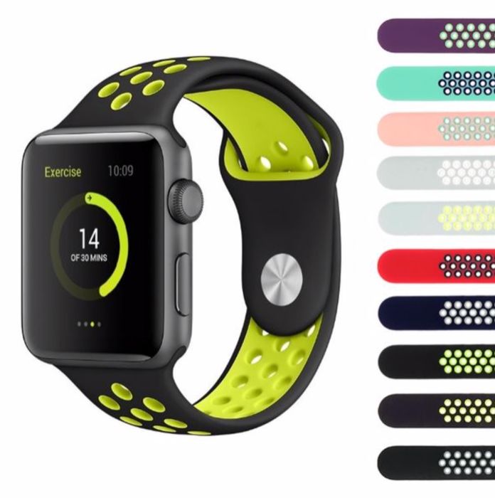 Силиконова каишка Apple Watch 45mm 44mm 42mm 41mm 40mm 38mm