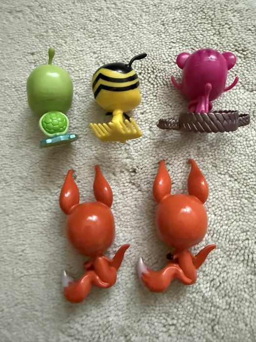 Kwami куами фигурки на Калинката и Черния котарак Miraculous ladybug