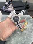 patek philippe nautilus silver black v3