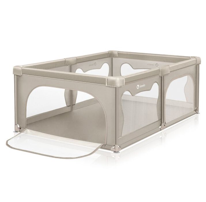 Tarc de joaca pentru copii - Lionelo Willow 127 x 187 cm, culoare Bej