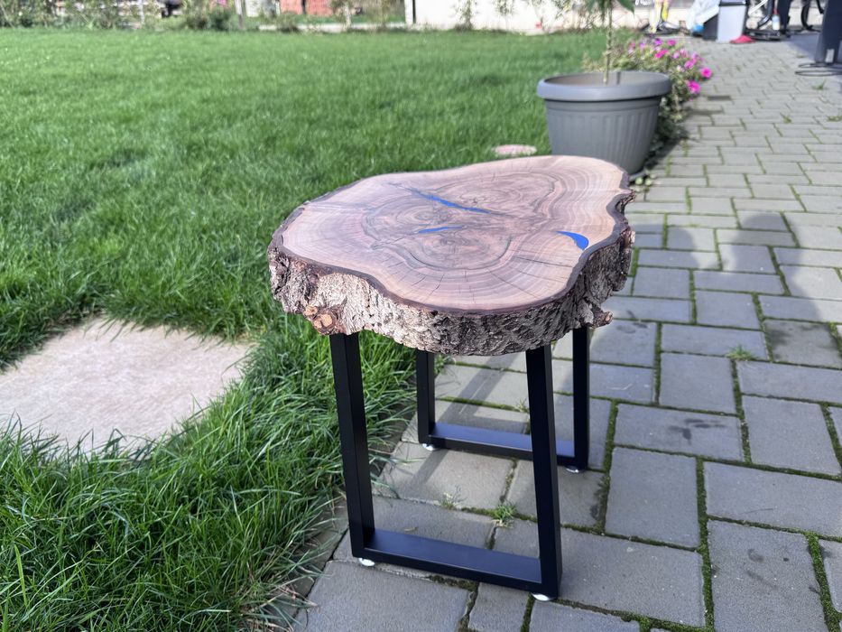 Masa cafea lemn de nuc