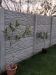 Gard din placi de beton
