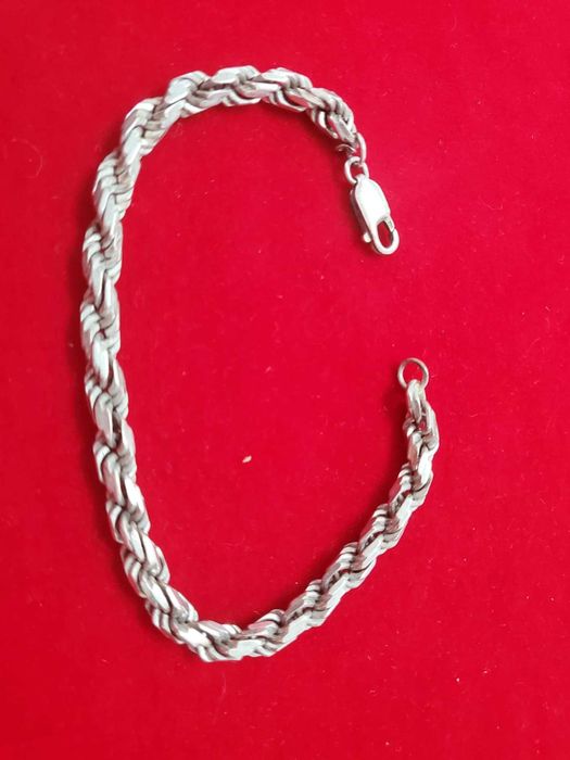 AG103, bratara argint 925,noua/marcata, masiva,trainica, 19,5 grame